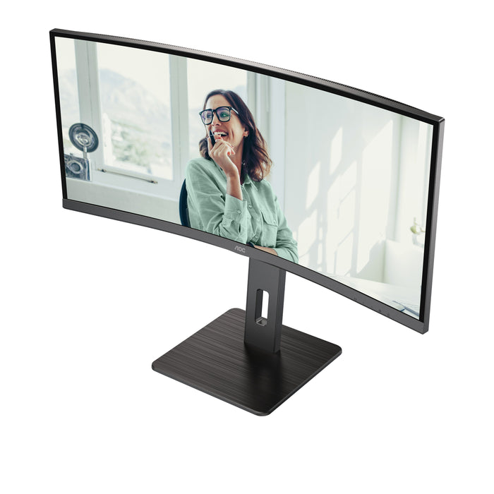 EAN 4038986110730 - AOC CU34P3CV pantalla para PC 86,4 cm (34") 3440 x 1440 Pixeles UltraWide Quad HD LED Negro imagen 3