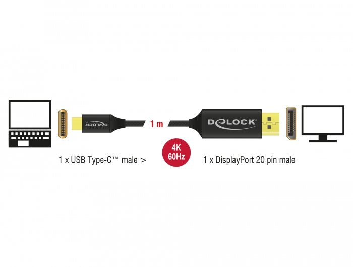 EAN 4043619837090 - DeLOCK 83709 Adaptador gráfico USB 3840 x 2160 Pixeles Negro imagen 3