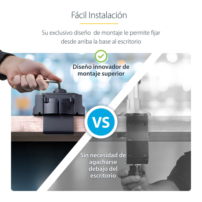 EAN 0065030888349 - StarTech.com ARMPIVOT2USB3 soporte para monitor 86,4 cm (34") Escritorio Negro imagen 13