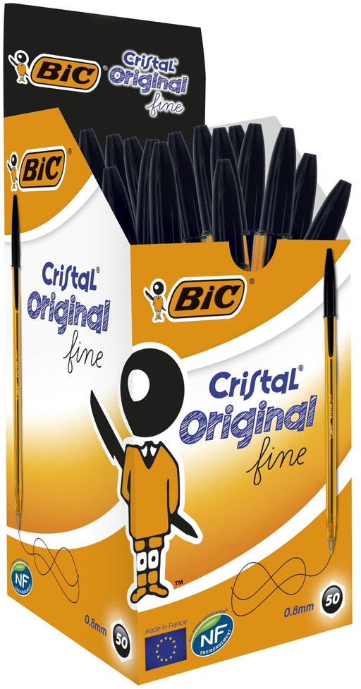 EAN 3086123134485 - BIC 872731 bolígrafo Negro Fino 50 pieza(s) imagen 1