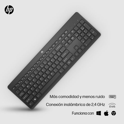 EAN 0195908430049 - HP 230 BLK Wireless Keyboard teclado Universal RF inalámbrico Negro imagen 2