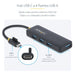 EAN 0065030912136 - StarTech.com H5C4A-USB-HUB hub de interfaz USB 3.2 Gen 1 (3.1 Gen 1) Type-C 5000 Mbit/s Negro imagen 13