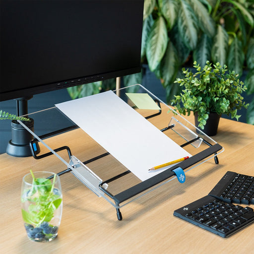 EAN 8719274491576 - R-Go Tools RGODOFRTR archivador Acrílico, Acero Transparente, Negro imagen 2