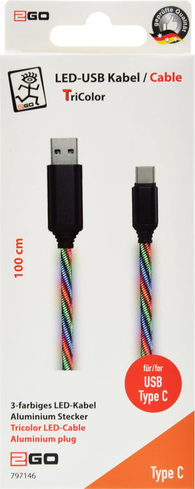 EAN 4010425971461 - 2GO 797146 cable USB 1 m USB B USB C Multicolor imagen 2