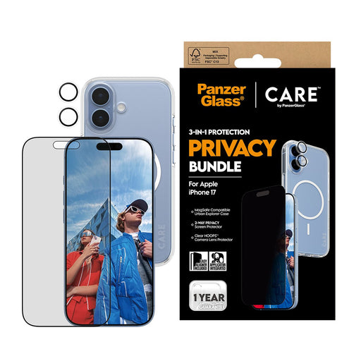EAN 5715685027413 - PanzerGlass ® | CARE by ® 3-in-1 Flagship Privacy Bundle iPhone 17 Protector de pantalla Apple 1 pieza(s) imagen 2