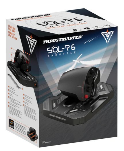 EAN 3362932916857 - Thrustmaster Sol-R 6 Throttle Negro USB Analógico/Digital PC imagen 6
