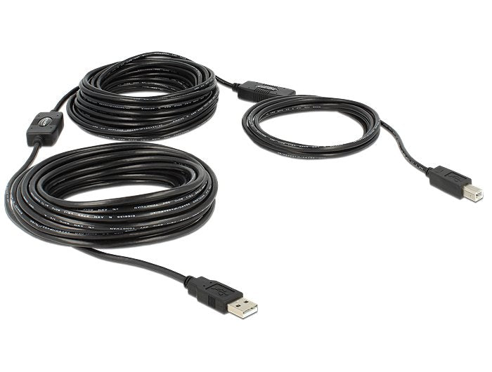 EAN 4043619835577 - DeLOCK 20m, USB2.0-A - USB2.0-B cable USB USB A USB B Negro imagen 1
