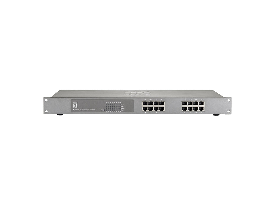 EAN 4015867185674 - LevelOne GEP-1621 switch No administrado Gigabit Ethernet (10/100/1000) Energía sobre Ethernet (PoE) Gris imagen 3