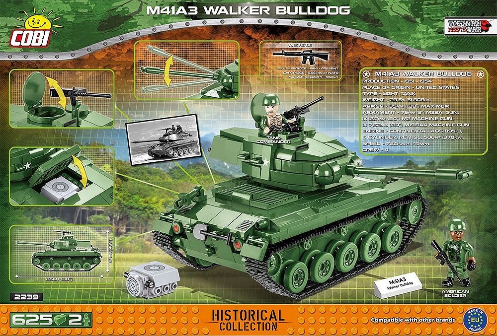 EAN 5902251022396 - COBI M41A3 Walker Bulldog imagen 12