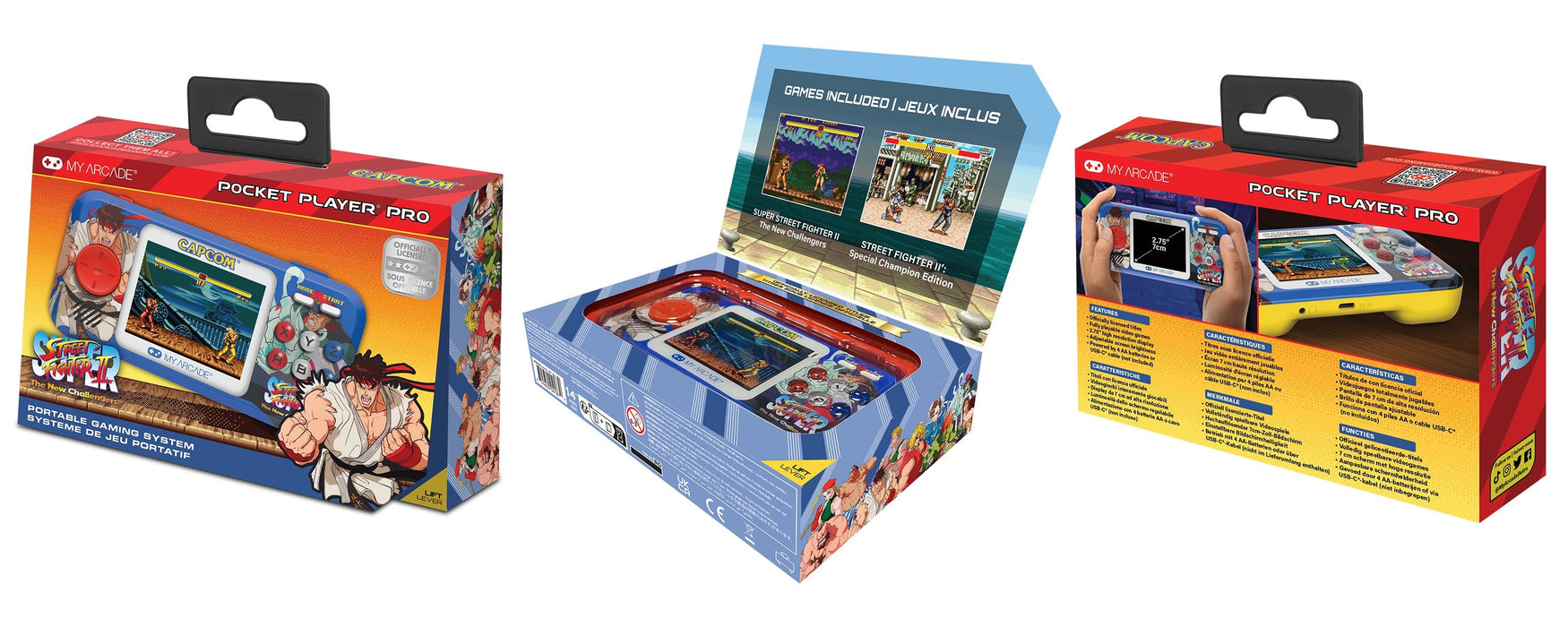 EAN 0845620041879 - My Arcade Super Street Fighter II Pocket Player Pro videoconsola portátil 6,98 cm (2.75") Multicolor imagen 17