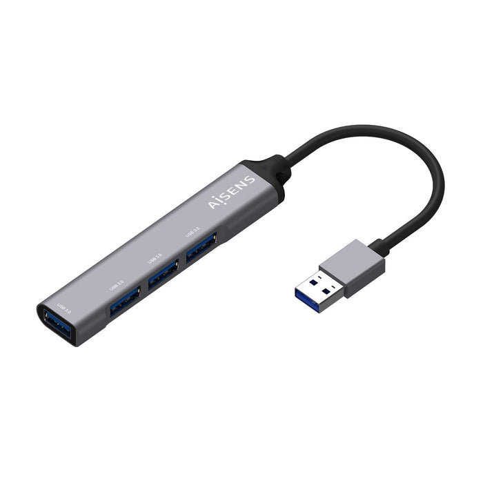 EAN 8436574706314 - AISENS A106-0540 hub de interfaz USB 3.2 Gen 1 (3.1 Gen 1) Type-A 5000 Mbit/s imagen 1