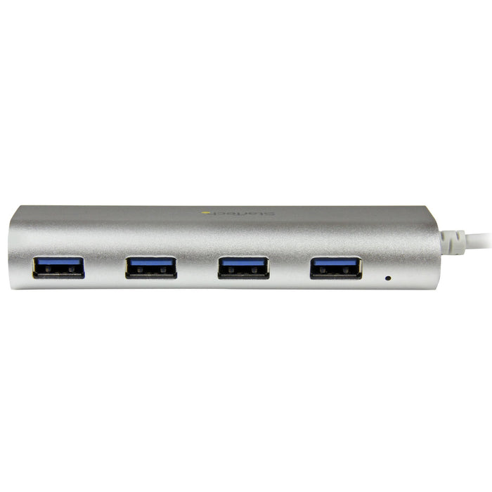 EAN 0065030861687 - StarTech.com ST43004UA hub de interfaz USB 3.2 Gen 1 (3.1 Gen 1) Type-A 5000 Mbit/s Plata, Blanco imagen 3