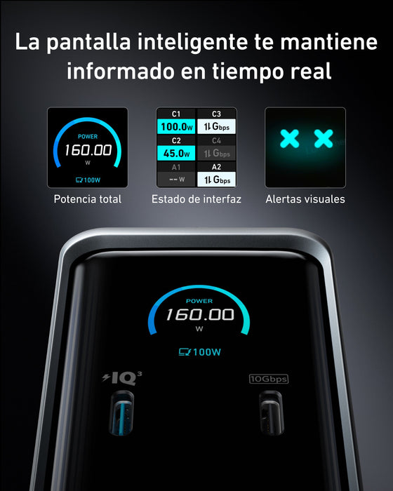 EAN 194644201050 - Anker A83B63A1 estación dock para móvil Universal Negro imagen 6