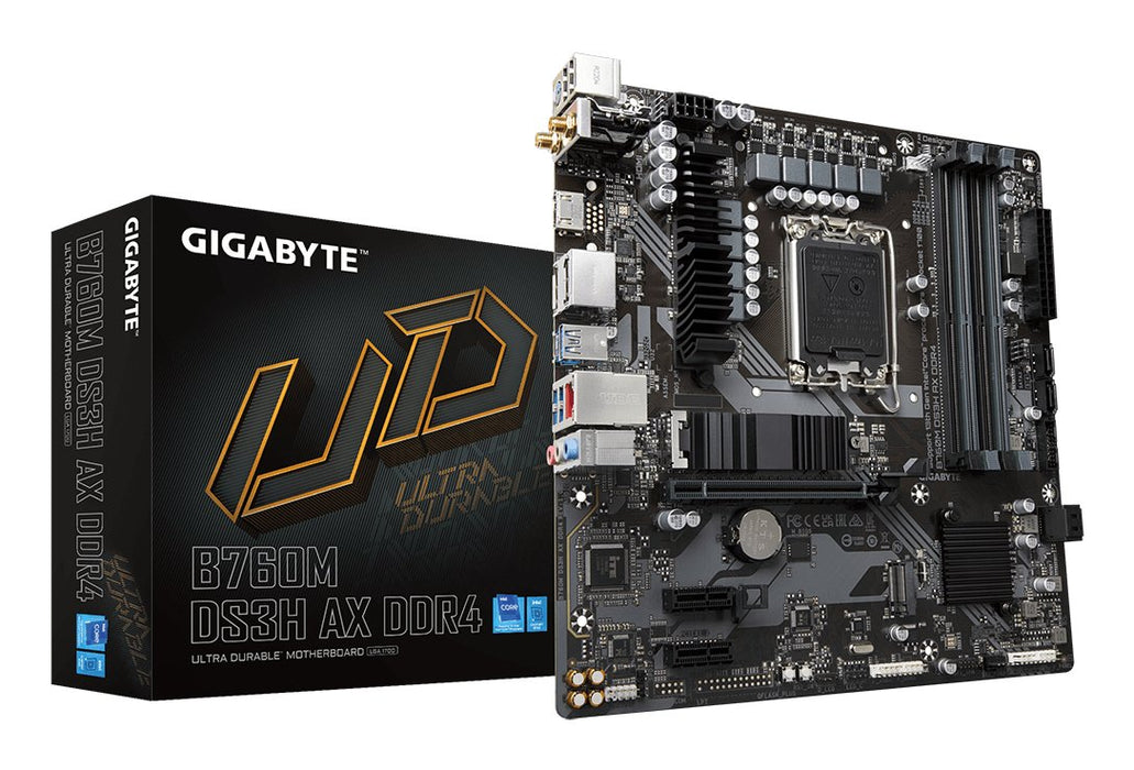 EAN 0889523034620 - GIGABYTE B760M DS3H AX DDR4 placa base Intel B760 Express LGA 1700 micro ATX imagen 1