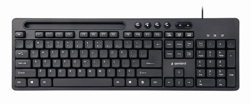 EAN 8716309118118 - Gembird KB-UM-108 teclado USB QWERTY Inglés de EE. UU. Negro imagen 1