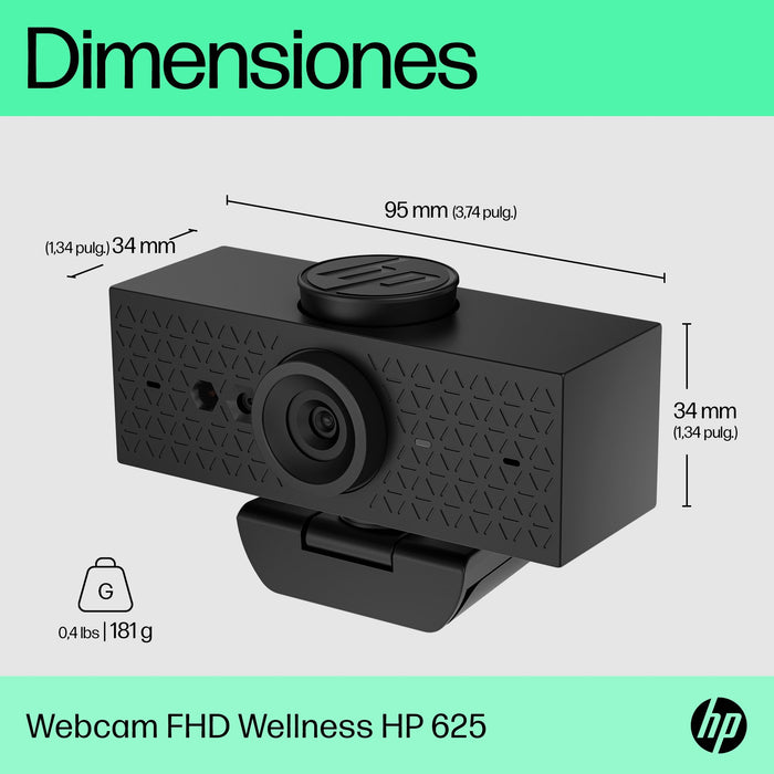 EAN 0196786757792 - HP 625 FHD Webcam cámara web 4 MP 1920 x 1080 Pixeles USB Negro imagen 13