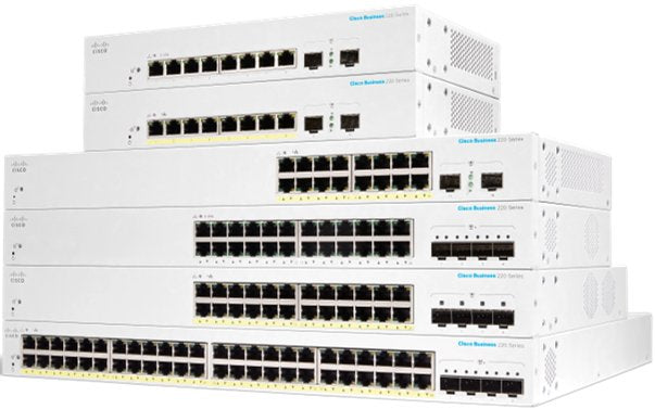 EAN 0889728345620 - Cisco CBS220-8FP-E-2G-EU switch Gestionado L2 Gigabit Ethernet (10/100/1000) Energía sobre Ethernet (PoE) imagen 1