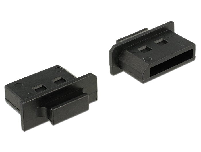 EAN 4043619640256 - DeLOCK 64025 tapa de seguridad para enchufe Displayport Negro 10 pieza(s) imagen 1