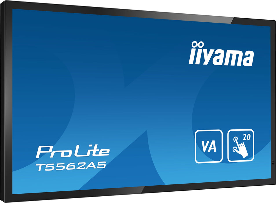 EAN 4948570120475 - iiyama T5562AS-B1 pantalla de señalización Panel plano interactivo 138,7 cm (54.6") VA 500 cd / m² 4K Ult imagen 5