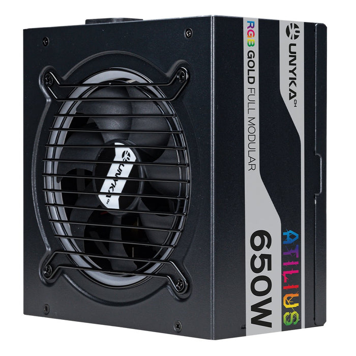 EAN 6940533545293 - UNYKAch ATX Atilus RGB Black 650W unidad de fuente de alimentación 20+4 pin ATX Negro imagen 2