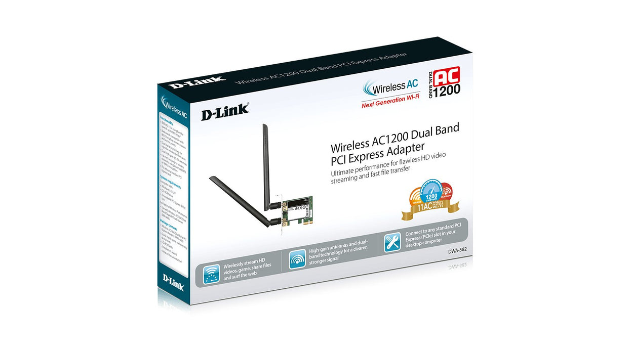 EAN 0790069407178 - D-Link DWA-582 adaptador y tarjeta de red Interno WLAN 867 Mbit/s imagen 3