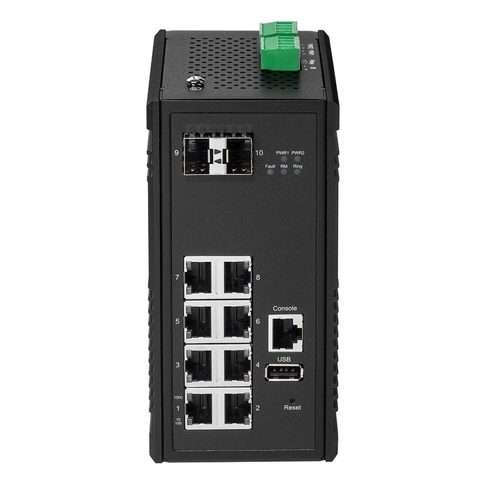 EAN 4717964703248 - Edimax IGS-5208 switch Gestionado Gigabit Ethernet (10/100/1000) Negro imagen 2