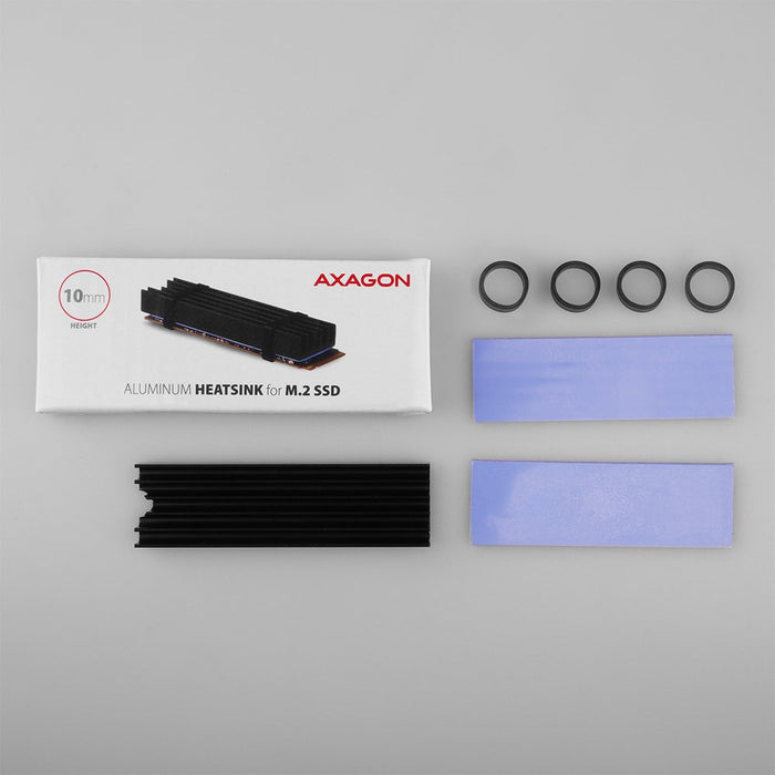 EAN 8595247905550 - Axagon CLR-M2L10 sistema de refrigeración para ordenador M.2 NVMe SSD, Unidad de estado sólido Disipador  imagen 6