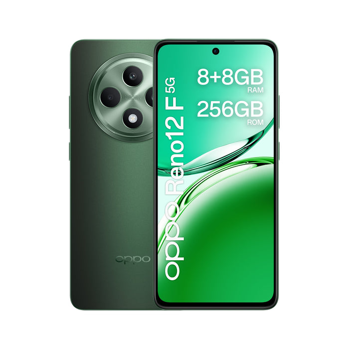 EAN 6932169349437 - OPPO Reno12 F 5G 16,9 cm (6.67") SIM doble Android 14 USB Tipo C 8 GB 256 GB 5000 mAh Negro, Verde imagen 1