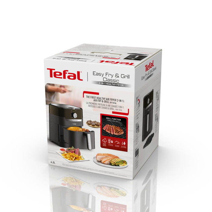 EAN 3045380020764 - Tefal Easy Fry & Grill EY5018 Sencillo 4,2 L Independiente 1550 W Freidora de aire caliente Negro imagen 14