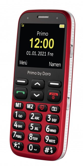 EAN 4260117674440 - Doro Primo 368 5,84 cm (2.3") 92 g Negro, Rojo Teléfono para personas mayores imagen 5