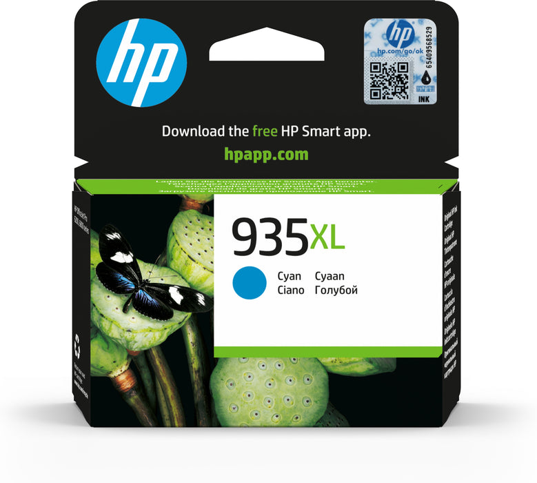 EAN 0888182031704 - HP 935XL High Yield Cyan Original Ink Cartridge cartucho de tinta 1 pieza(s) Alto rendimiento (XL) imagen 1