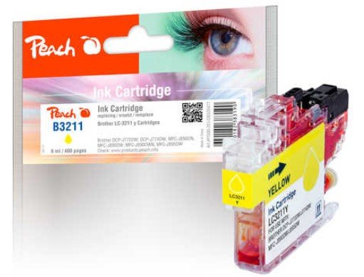 EAN 7640182383190 - Peach 320477 cartucho de tinta 1 pieza(s) Compatible Amarillo imagen 1