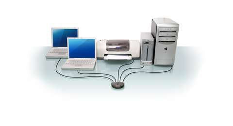 EAN 0881317504814 - iogear GUB431 interruptor de impresora Alámbrico imagen 3