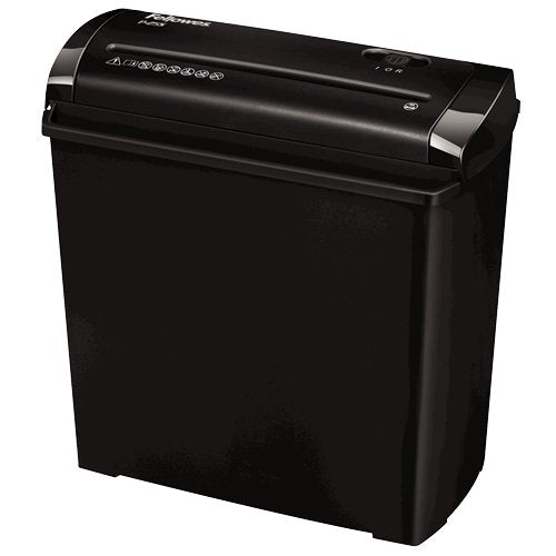 EAN 0043859690695 - Fellowes P-25S triturador de papel Corte en tiras 22 cm Negro, Gris imagen 1