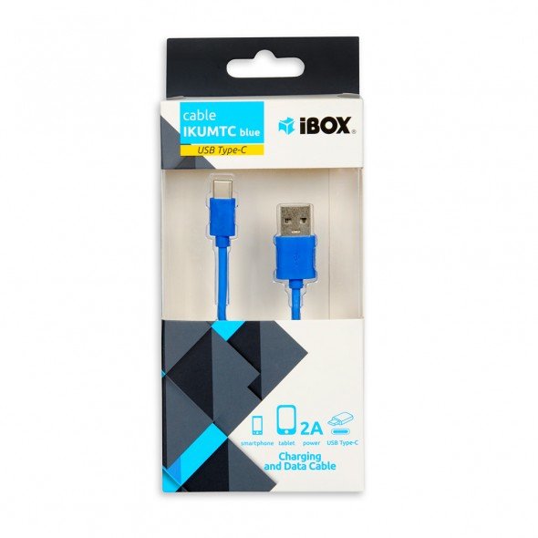 EAN 5901443055730 - iBox IKUMTCB cable USB USB 2.0 1 m USB A USB C Azul imagen 3