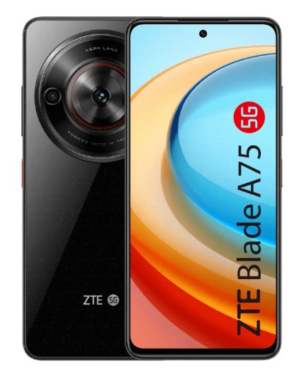EAN 6902176119958 - ZTE Blade A75 5G 16,8 cm (6.6") SIM doble Android 13 USB Tipo C 128 GB 5000 mAh Negro imagen 1