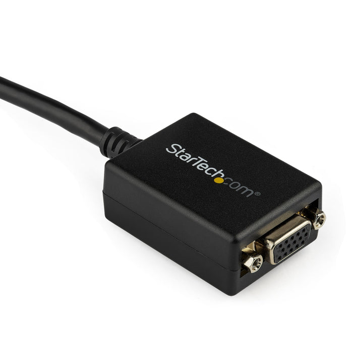 EAN 0065030836883 - StarTech.com DP2VGA2 adaptador de cable de vídeo 0,225 m VGA (D-Sub) Negro imagen 3
