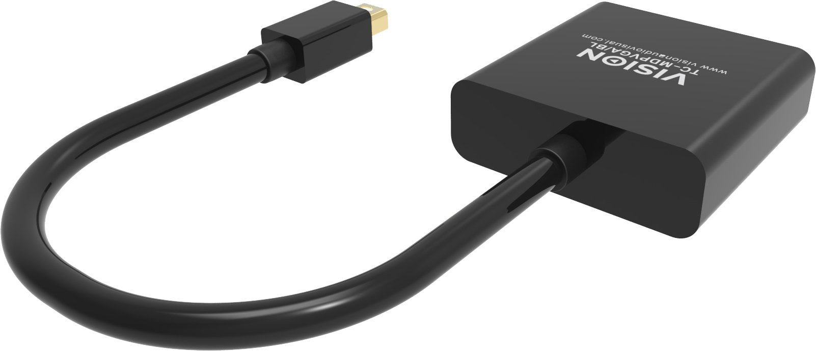 EAN 4979356000001 - Vision TC-MDPVGA/BL adaptador de cable de vídeo Mini DisplayPort VGA (D-Sub) Negro imagen 4