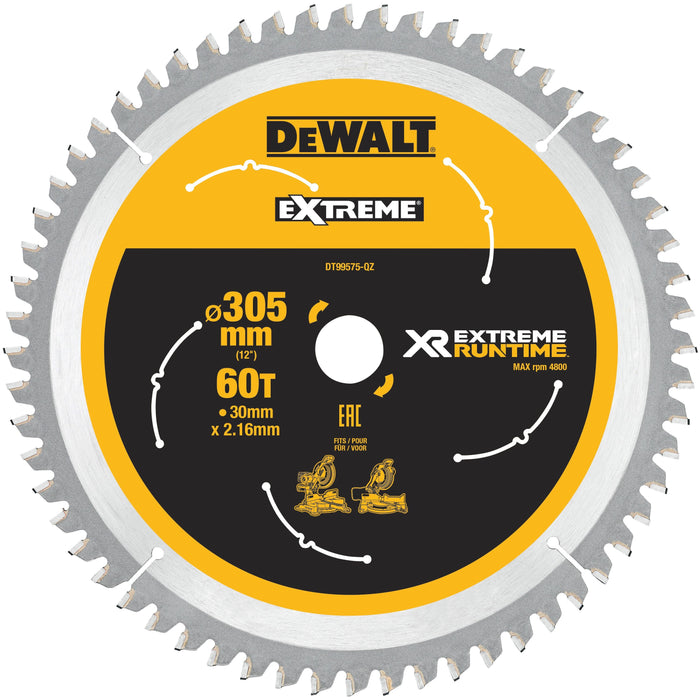 EAN 5035048542378 - DeWALT DT99575-QZ hoja de sierra circular 30,5 cm 1 pieza(s) imagen 1