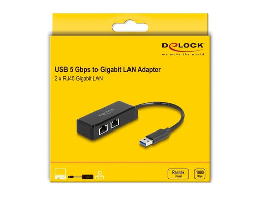 EAN 4043619641949 - DeLOCK 64194 adaptador y tarjeta de red Ethernet 5000 Mbit/s imagen 2