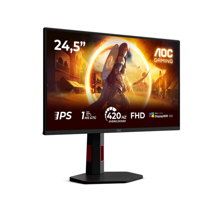 EAN 4038986143103 - AOC G4 25G4KUR pantalla para PC 62,2 cm (24.5") 1920 x 1080 Pixeles Full HD LED Negro, Rojo imagen 3
