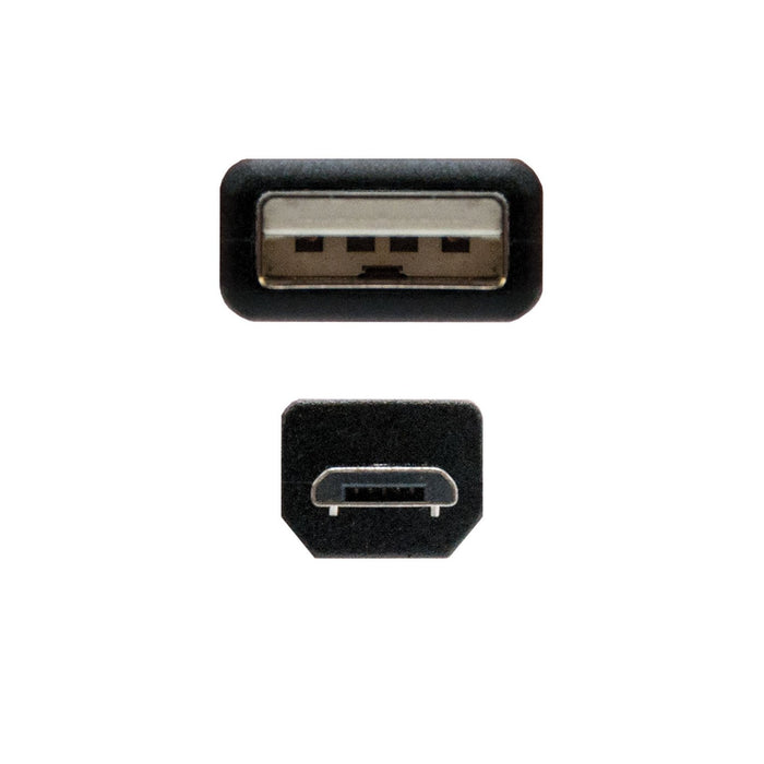 EAN 8056045877321 - Ewent EC1020 cable USB USB 2.0 1,8 m USB A Micro-USB A Negro imagen 3