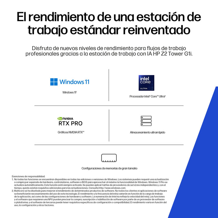 EAN 199251561597 - HP Z2 Tower G1i Workstation Desktop PC Wolf Pro Security Edition Intel Core Ultra 7 265 32 GB DDR5-SDRAM N imagen 3