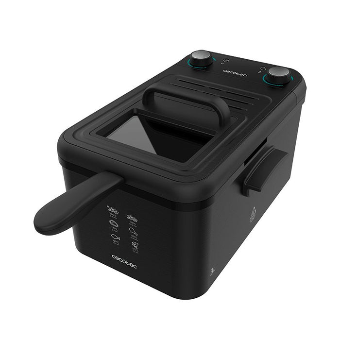 EAN 8435484030717 - Cecotec CleanFry Infinity 3000 Sencillo Independiente 2400 W Freidora Acero inoxidable imagen 2