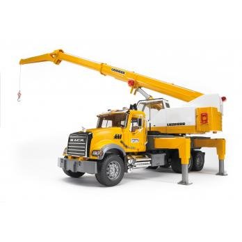 EAN 4001702028183 - BRUDER MACK Granite Liebherr crane truck imagen 3