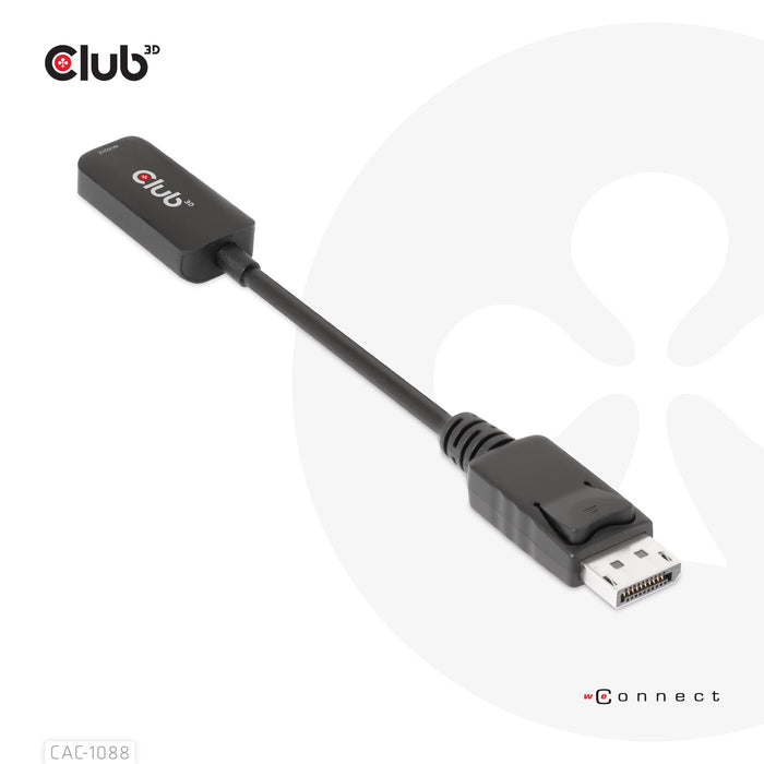 EAN 8719214472740 - CLUB3D CAC-1088 adaptador de cable de vídeo 0,21 m Negro imagen 6