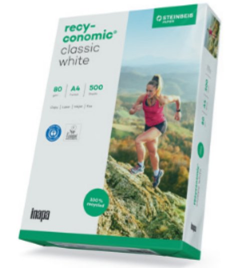 EAN 4011211074175 - inapa-tecno recyconomic classic 80g 210x297 R Euro papel para impresora de inyección de tinta A4 (210x297 imagen 1