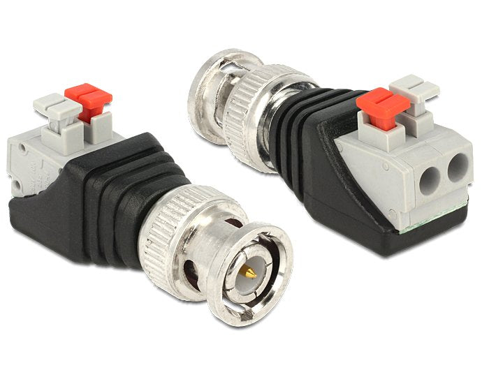 EAN 4043619655250 - DeLOCK 65525 cambiador de género para cable BNC Negro, Plata imagen 1