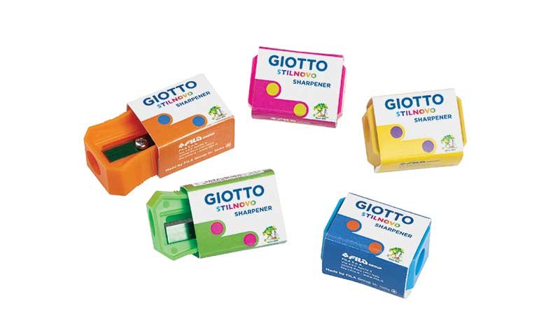 EAN 8000825027406 - Giotto Fluo Sacapuntas manual Azul, Fucsia, Verde, Naranja, Amarillo imagen 3