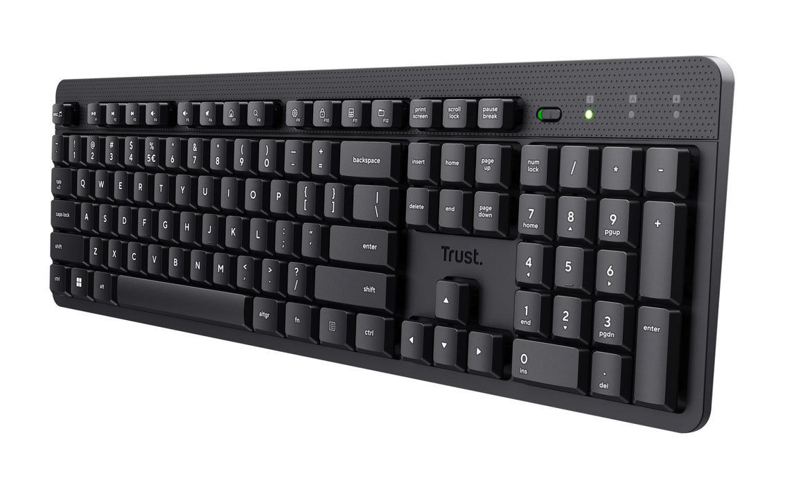 EAN 8713439250114 - Trust Ody II teclado Oficina RF inalámbrico QWERTY Inglés de EE. UU. Negro imagen 1